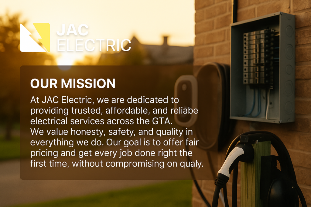 Jac Electric team committed to safe and affordable electrical services in Mississauga