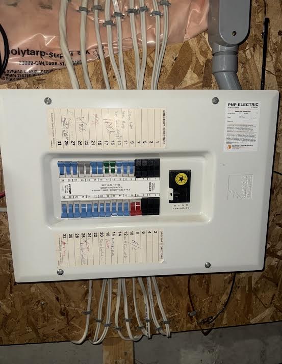 Federal Pioneer electrical panel assessed by JAC Electric in Mississauga